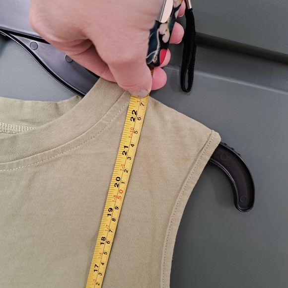 Olive Green 100% Cotton Set Loungewear Casualwear Size Small - Picture 4 of 8